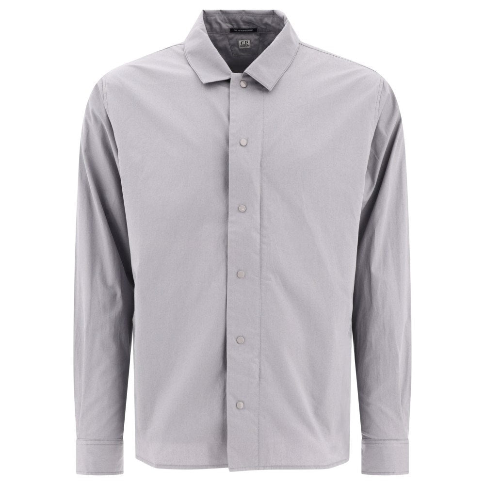 シーピーカンパニー (C.P. Company) メンズ シャツ トップス Gabardine Shirt (Grey) – NuL select