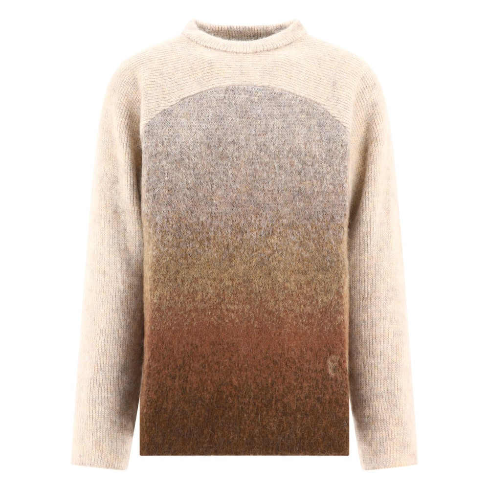 ERL メンズ ニット・セーター トップス Mohair Blend Sweater (Beige