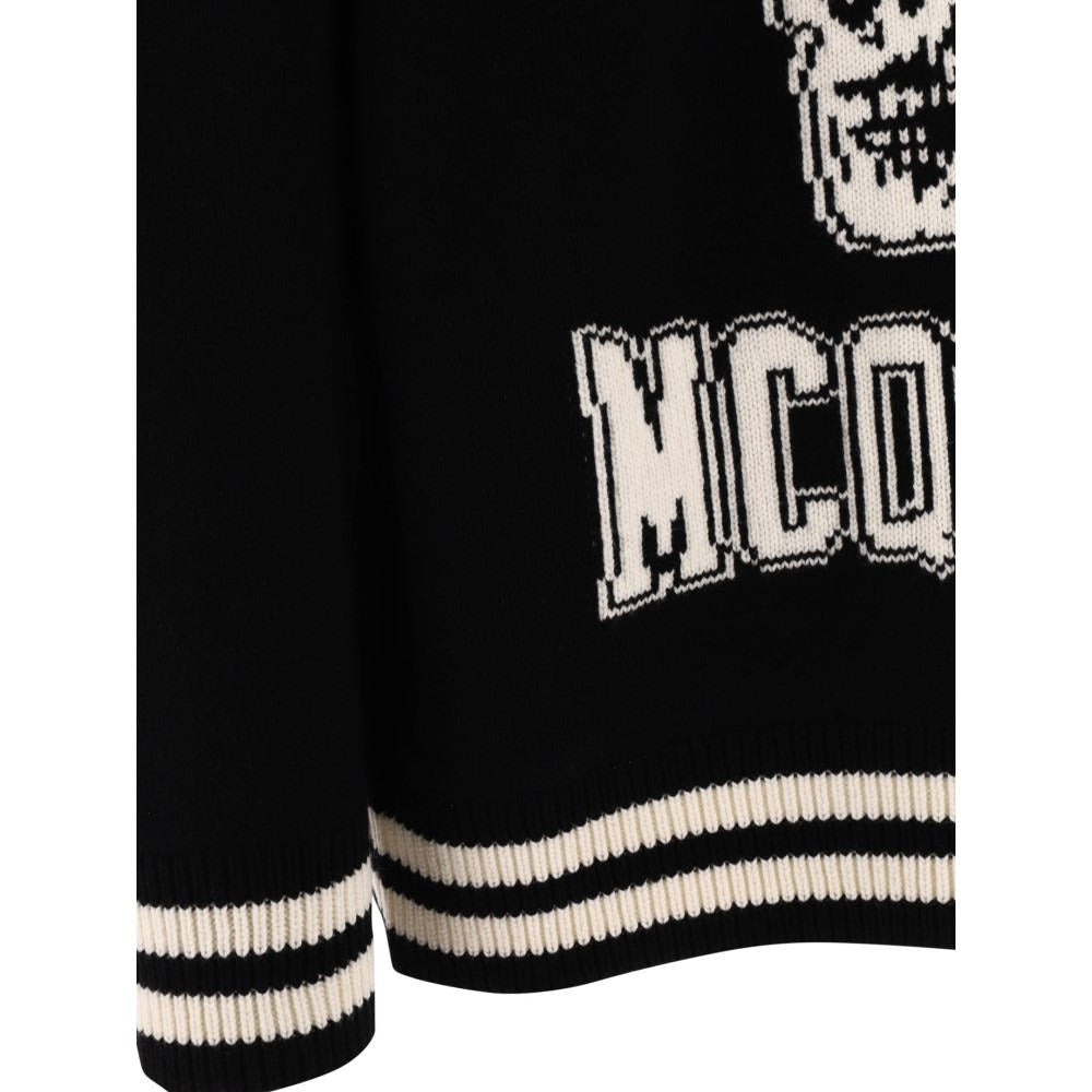 アレキサンダー マックイーン (Alexander McQueen) メンズ ニット・セーター トップス Skull Sweater (Bl –  NuL select