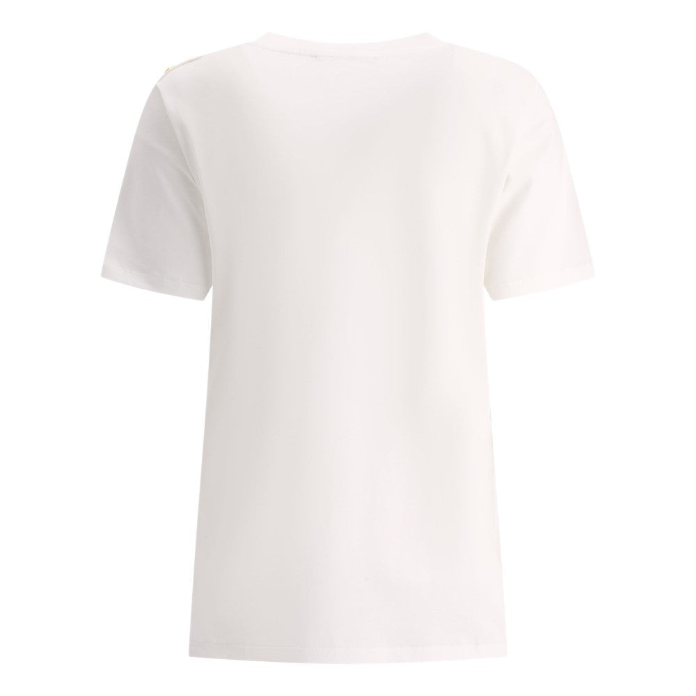 バルマン (Balmain) レディース Tシャツ トップス 3 Buttons T-Shirt